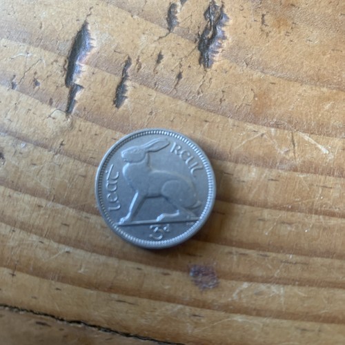 1934 irish pence coin - 3,