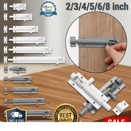 Slide bolt bathroom toilet - slide,