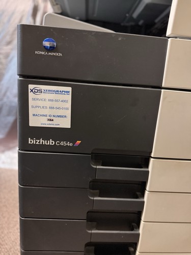 Konica minolta bizhub c454e - konica,
