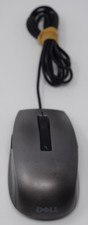 Dell M-UAV-DEL8 USB 6-Button Wired Scroll Wheel Laser Mouse - Grey Black K251D