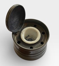 Antique Railway pewter Inkwell