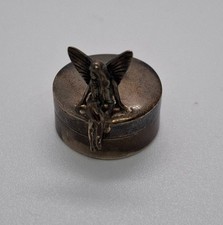 Miniature Sterling Silver Fairy 1st Tooth/Trinket Box