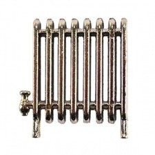 Dolls house radiator - house, silver
