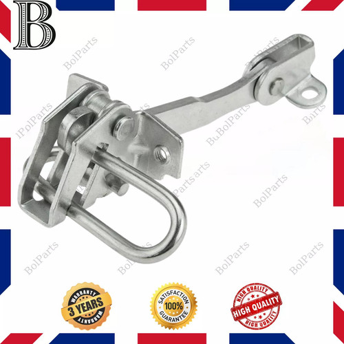 Rear door hinge stop check - rear,