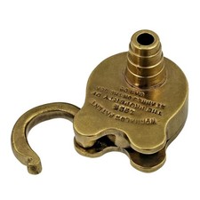 NO KEY Antique Padlock WORMALD