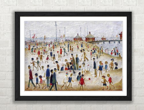Lowry lytham pier print - l.s.,
