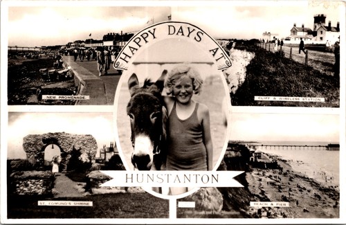 Hunstanton beach scene cliff - hunstanton,