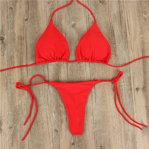 Women halter bikini set - women,