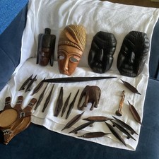 Vintage Wooden African Carved