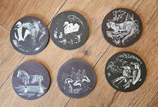 Welsh Slate Coasters, British