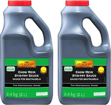 Chow Mein Stir-Fry Sauce, Professional Range Bulk Size, Vegan, 2.4 Kg (Pack of 2