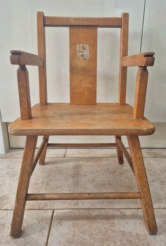 Vintage childs chair retro - chair,