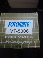Fotomate VT-5006 Spotting Scope Video Tripod + 2 Way Head #50404 (UK Stock) BNIB