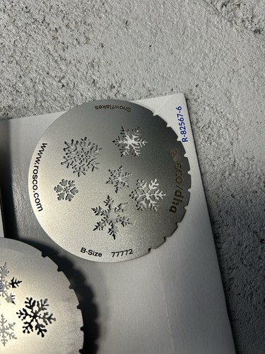 Rosco 77772 snowflakes gobo - rosco, b