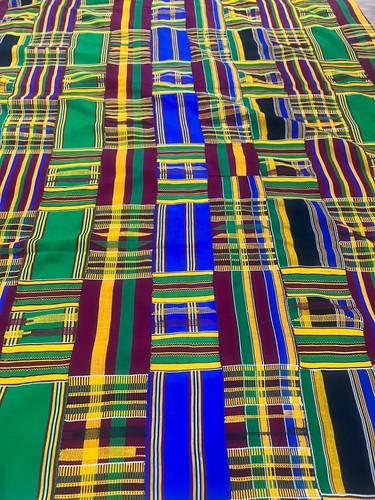 Vintage large african - vintage, kente
