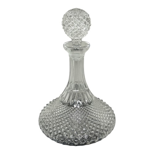 Vintage crystal ships decanter - crystal,