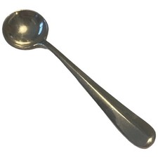 A Solid Silver Salt Spoon