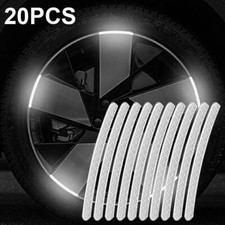 20pcs Fluorescent White Car