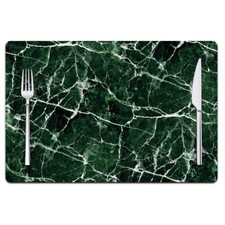 New 1 pcs 30x45cm Leather Tableware Mats Waterproof Non-Slip Desk Pad Placemats