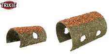 TRIXIE SMALL ANIMAL HAY CAVE TUNNEL EDIBLE PLAY HIDE RABBIT GUINEA PIG 2 SIZES