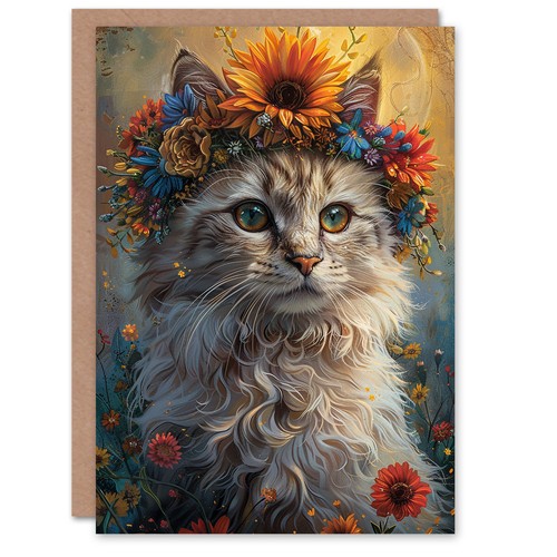 Birthday card ragdoll cat - ragdoll,