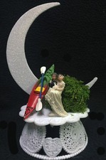 Wedding cake topper fishing - cake,
