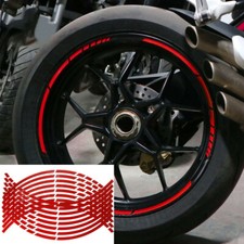 16PCS Reflective Red Car Wheel