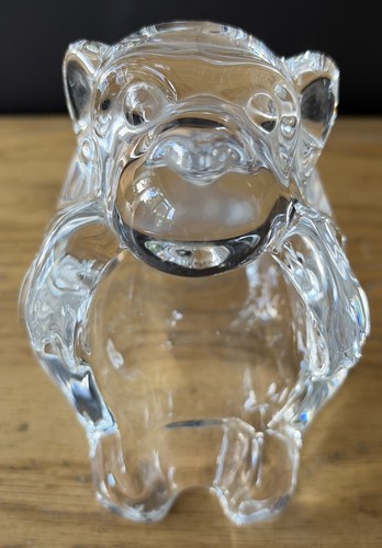 Vintage glass monkey art - vintage,