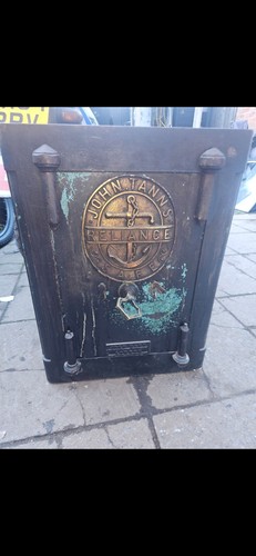 Vintage industrial safe john - industrial,