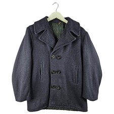 Vintage US Navy Mens Wool Pea