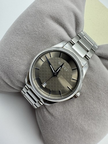 Gucci timeless grey dial - g-timeless, gg