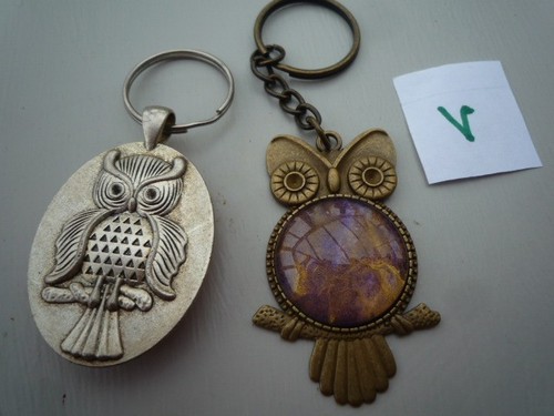 Vintage keyring handbag charm - handbag,