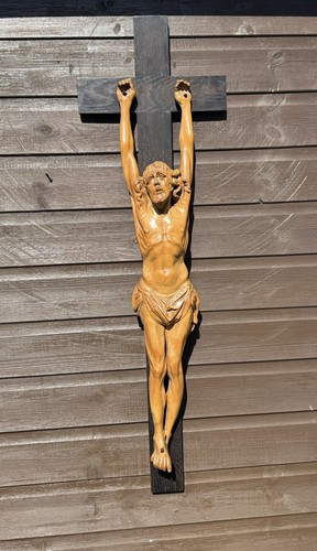 Large antique french - antique, carved