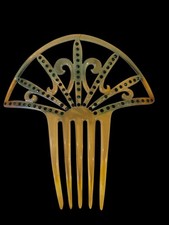 Large Celluloid Art Deco Hair