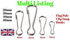 Flag pole clip snaps hook - 10,