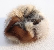 Mink Hair Bands Fur Scrunchie