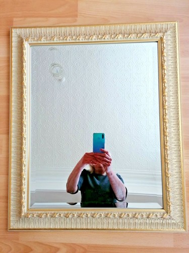 Beautiful gold trim - trim, mirror