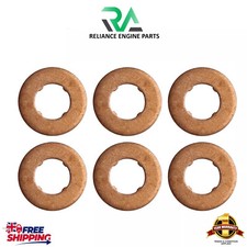 BMW HEAT SHIELD F00VC17503 COMMON RAIL INJECTOR NOZZLE COPPER WASHER SET X6 PCS