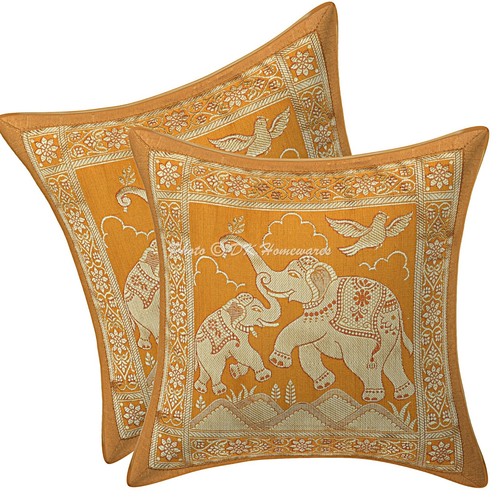 Bohemian brocade throw pillow - brocade,