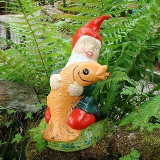 Garden gnome giles fish - ~,