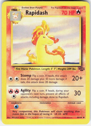 Rapidash uncommon jungle - rapidash,