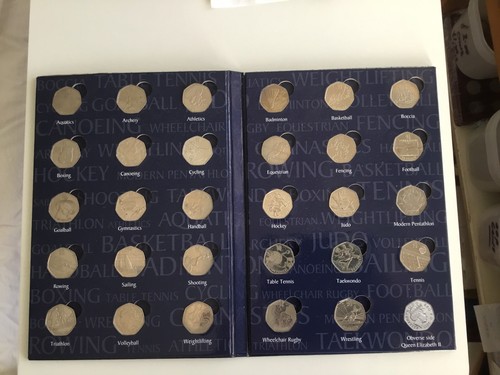 2012 olympic 50p sports - 50p,