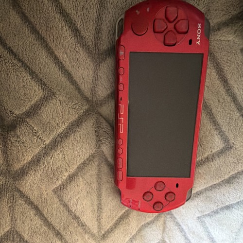 Sony psp red handheld system - handheld,