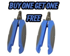 Pet Nail Clippers Dog & Cat Professional Stainless Steel , Blue 5 Yr Warranty