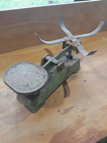 Vintage balance weighing