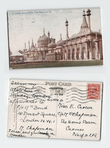 Vintage postcard brighton - vintage,