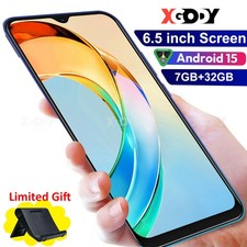 XGODY New Unlocked Android 15 Smartphone Mobile Smart Phone Dual SIM 8-Core 6.5"