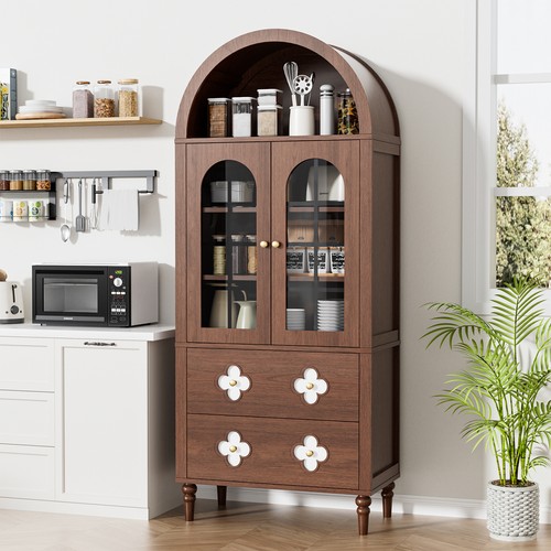 Sunyrisy walnut high arched - 71"high,