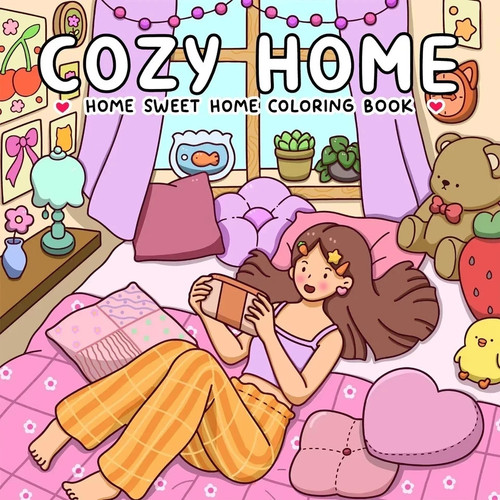 Cozy girl friends coloring - girl,