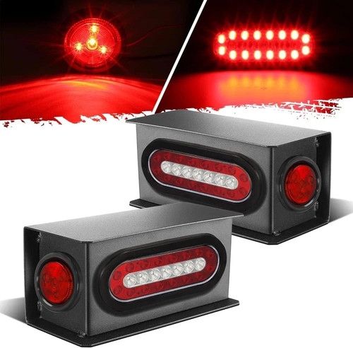 2pcs steel trailer light boxes - trailer,